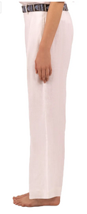 Gretchen Scott Designs Bacall Linen Trousers - La Di Da - White