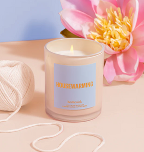 Housewarming Candle - Cotton & Water Lily