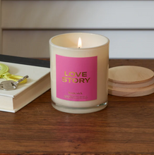 Load image into Gallery viewer, Love Story Candle - Black Currant &amp; Cardamon
