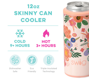 Swig Full Bloom Skinny Can Cooler (12oz)