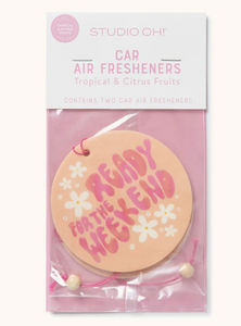 Ready For The Weekend Car Air Fresheners (2-Pack)