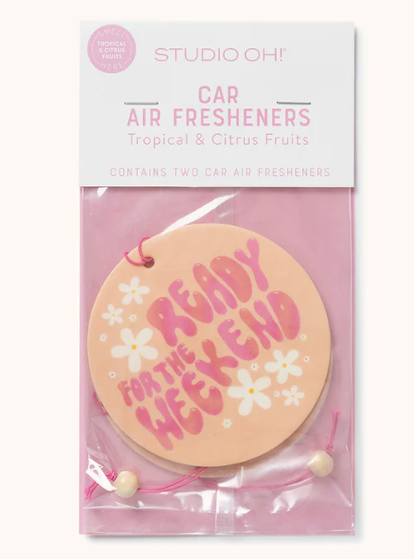 Ready For The Weekend Car Air Fresheners (2-Pack)
