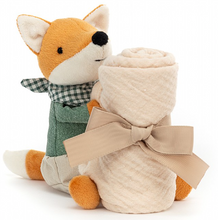 Load image into Gallery viewer, Jellycat Little Rambler Fox Soother
