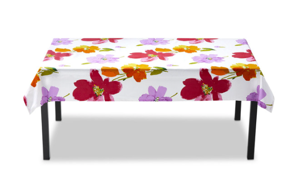 Springtime Floral Tablecloth