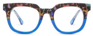 Showbiz Reading Glasses - Peepfetti Tortoise/Blue