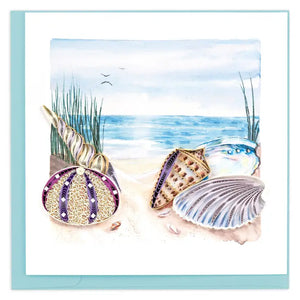 Seashells on the Shore Greeting Card
