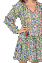 Load image into Gallery viewer, Shawna Tunic Dress - Green Print

