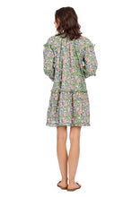 Load image into Gallery viewer, Shawna Tunic Dress - Green Print
