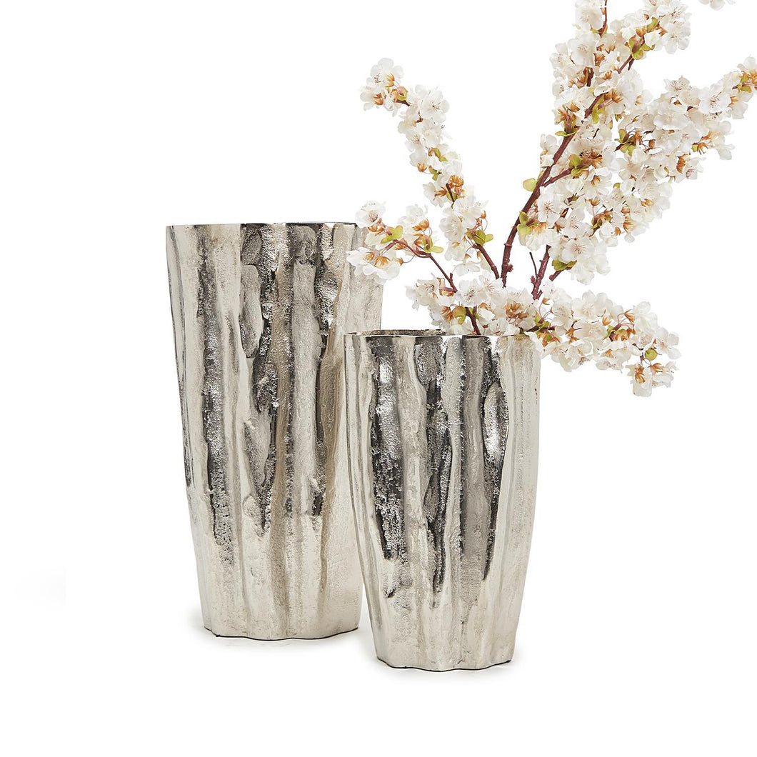Silver Tree Vase