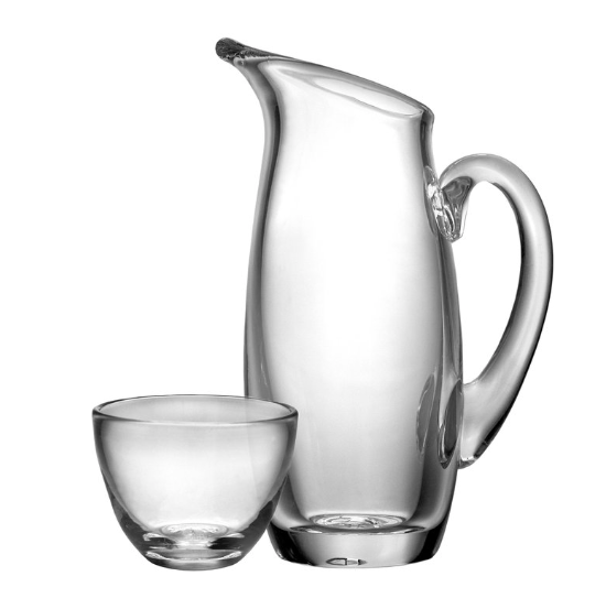 Simon Pearce Addison Creamer and Sugar Bowl Set