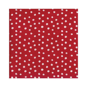 Caspari Small Dots Paper Luncheon Napkins in Red - 20 Per Package