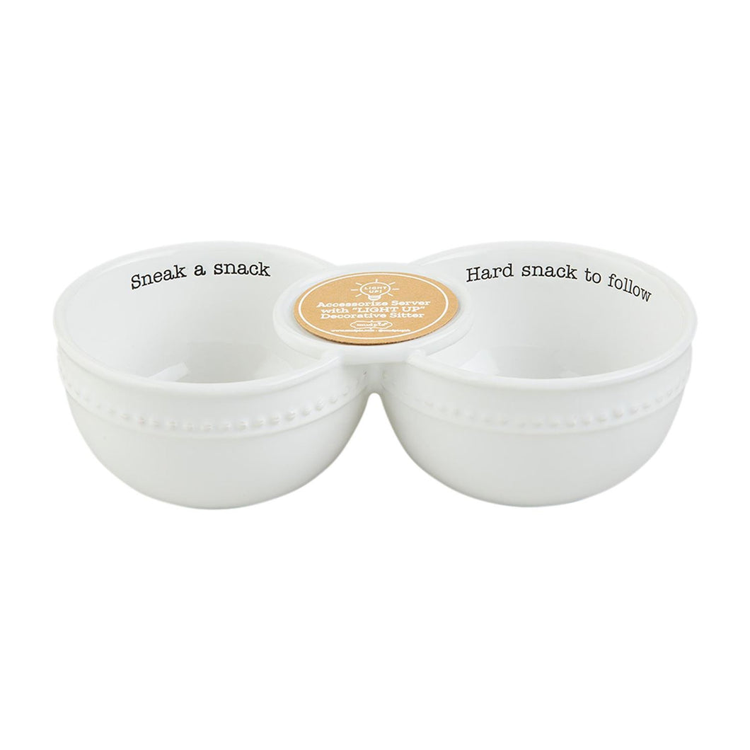 Snack Double Dip Accessories Server