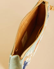 Load image into Gallery viewer, Spartina 449 Sophie Straw Wristlet Kalalanta Ikat Palm Sea Foam
