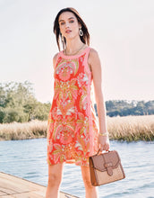 Load image into Gallery viewer, Spartina 449 Madolyn Snap Dress River Club Damask Red
