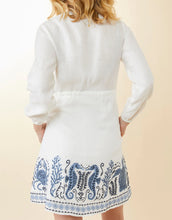Load image into Gallery viewer, Spartina 449 Wynona Embroidered Dress Hamilton Sea Life
