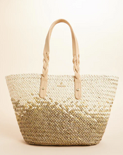 Load image into Gallery viewer, Spartina 449 Annalise Raffia Tote Calm Waters
