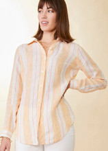 Load image into Gallery viewer, Spartina 449 Callie Linen Shirt Boardwalk Stripe

