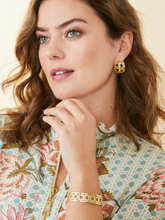 Load image into Gallery viewer, Spartina 449 Cane Midi Hoop Earrings Gold
