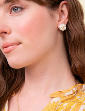 Load image into Gallery viewer, Spartina 449 Carved Flower Stud Earrings
