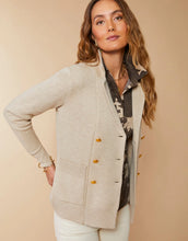 Load image into Gallery viewer, Spartina 449 Cybil Sweater Blazer Oatmeal Heather
