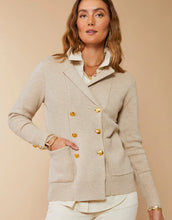 Load image into Gallery viewer, Spartina 449 Cybil Sweater Blazer Oatmeal Heather
