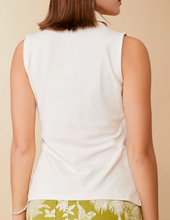 Load image into Gallery viewer, Spartina 449 Edeline Sleeveless Wrap Top Buttercream
