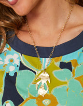 Load image into Gallery viewer, Spartina 449 Kai Leaf Necklace 28“ Gold
