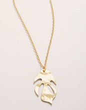 Load image into Gallery viewer, Spartina 449 Kai Leaf Necklace 28“ Gold
