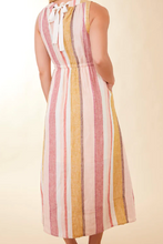 Load image into Gallery viewer, Spartina 449 Loretta Linen Midi Dress Callawassie Cabana Stripe - FINAL SALE
