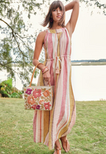 Load image into Gallery viewer, Spartina 449 Loretta Linen Midi Dress Callawassie Cabana Stripe - FINAL SALE
