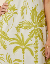 Load image into Gallery viewer, Spartina 449 Madolyn Dress Southern Resort Palms Green
