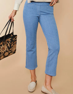 Spartina 449 Maren Denim Kick Flare Pant Palmetto Wash