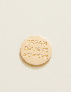 Spartina 449 Mini Locket Note Dream Believe Achieve