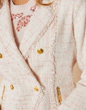 Load image into Gallery viewer, Spartina 449 Nathalie Tweed Blazer Pearl Blush
