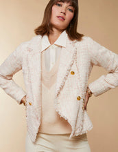 Load image into Gallery viewer, Spartina 449 Nathalie Tweed Blazer Pearl Blush
