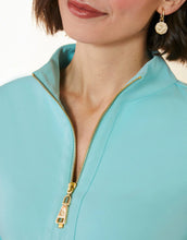 Load image into Gallery viewer, Spartina 449 Nora Half-Zip Dress Aqua Haze
