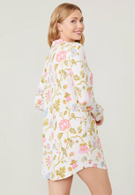 Load image into Gallery viewer, Spartina 449 Pajama Shirt Jane Jacobean Cream
