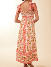 Load image into Gallery viewer, Spartina 449 Saylor Midi Dress Callawassie Hibiscus Stripe
