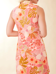 Spartina 449 Serena Dress Callawassie Flowers Pink