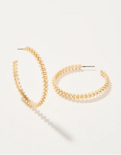 Load image into Gallery viewer, Spartina 449 Telfair Hoop Earrings 40mm Gold
