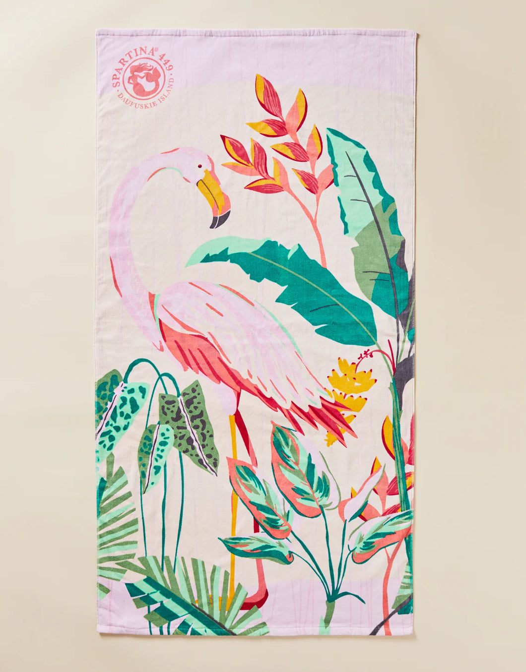 Spartina 449 Tropic Flamingo Beach Towel