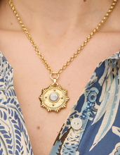 Load image into Gallery viewer, Spartina 449 Centered Medallion Necklace 20" Mother-of-Pearl
