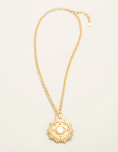 Load image into Gallery viewer, Spartina 449 Centered Medallion Necklace 20" Mother-of-Pearl
