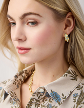 Load image into Gallery viewer, Spartina 449 Estate Petite Hoop Earrings Blue
