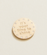 Spartina 449 Mini Gem Locket Note It's Your Time To Shine