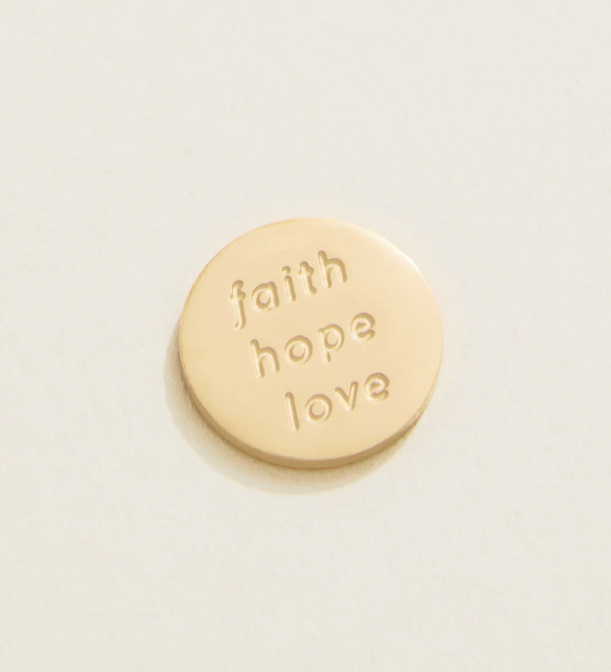 Spartina 449 Mini Locket Note Faith Hope Love
