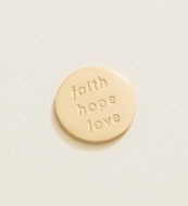 Spartina 449 Mini Locket Note Faith Hope Love