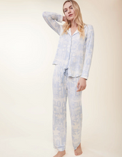 Load image into Gallery viewer, Spartina 449 Pajama Pant Palm Scene Blue

