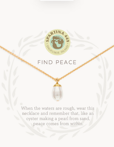Spartina 449 Sea La Vie Find Peace Necklace