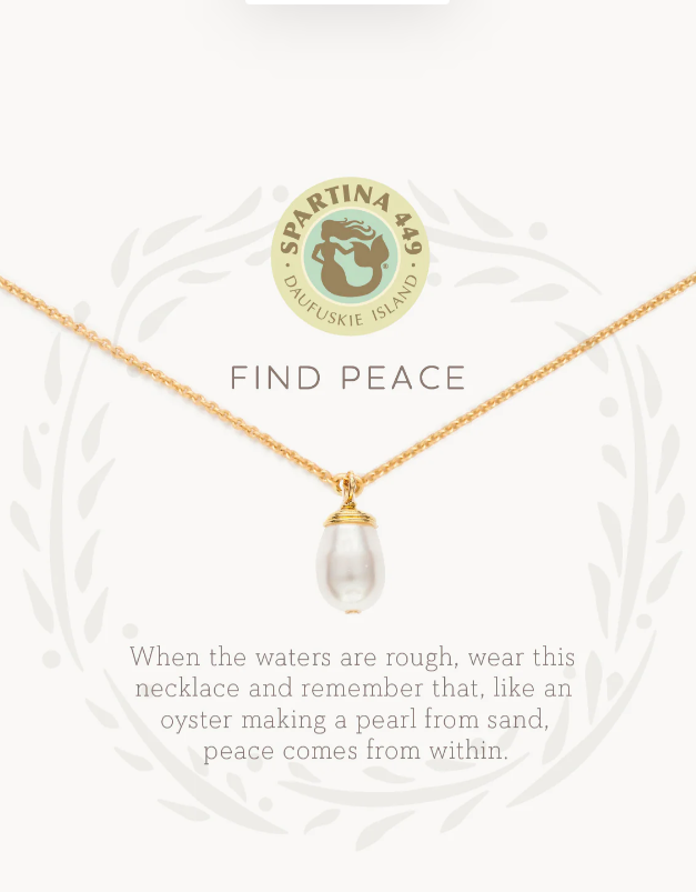 Spartina 449 Sea La Vie Find Peace Necklace